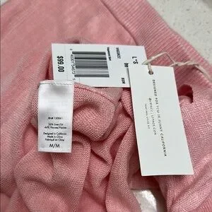 l*space | Skirts | Nwt Lspace Linen Baby Pink Wrap Mini Skirt With Tie ...